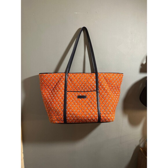 *Vera Bradley* Weekender tote,
Orange floral & Navy blue - Picture 1 of 6